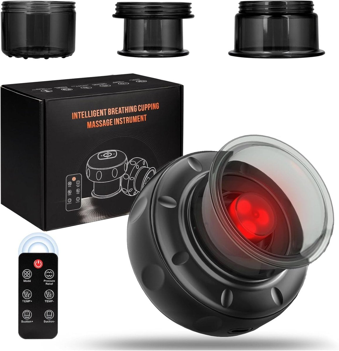 QuadraCupp™ 4-in-1 Smart Cupping Therapy Device - IRON PULSE PRO