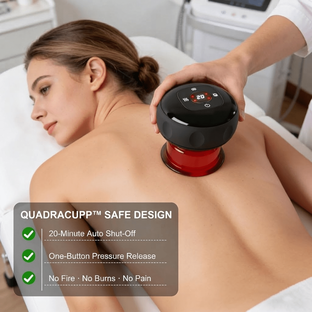 QuadraCupp™ Melt Deep Muscle Tension in 10 Minutes — Without a Therapist