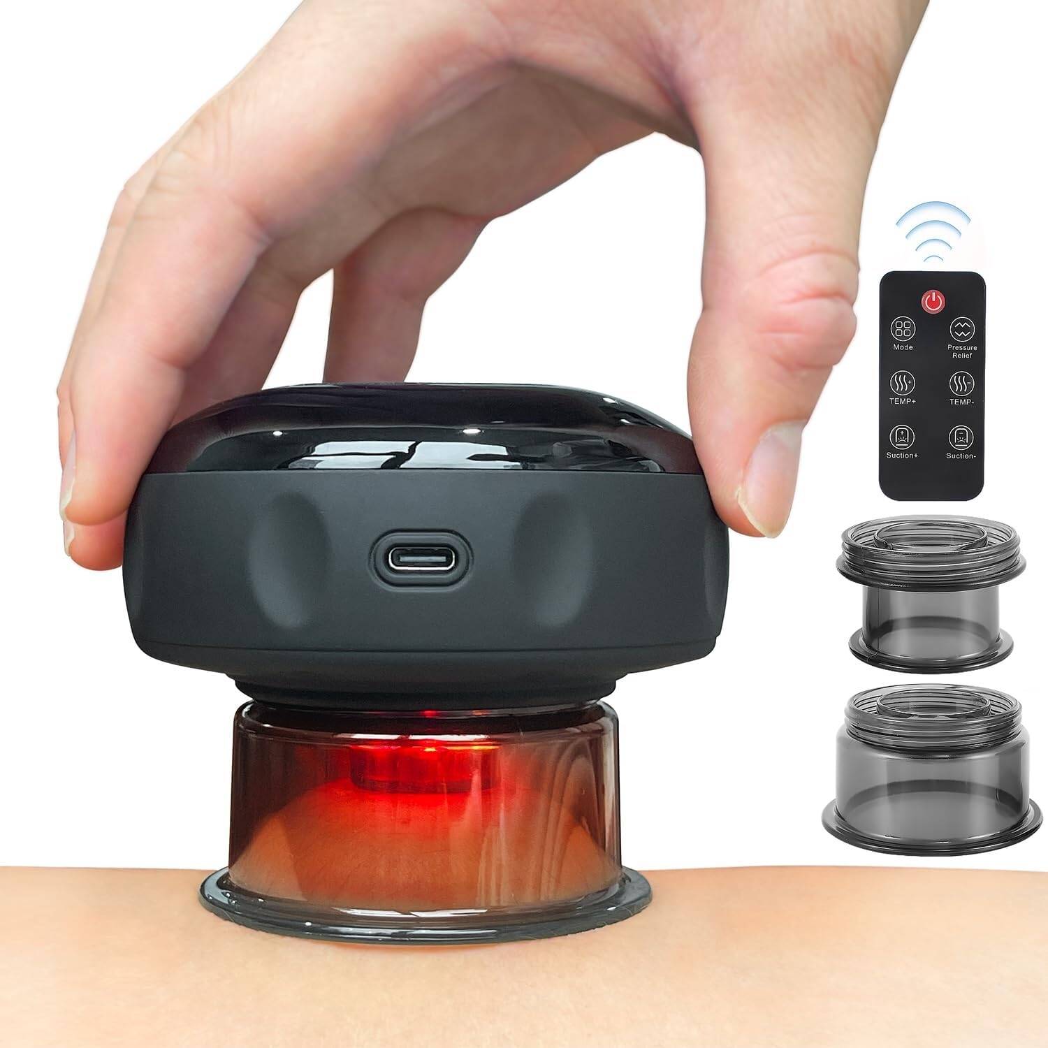 QuadraCupp™ 4-in-1 Smart Cupping Therapy Device - IRON PULSE PRO